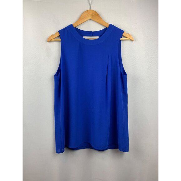 Women's Pink Note Blue Tank Top Size M - Picture 1 of 7